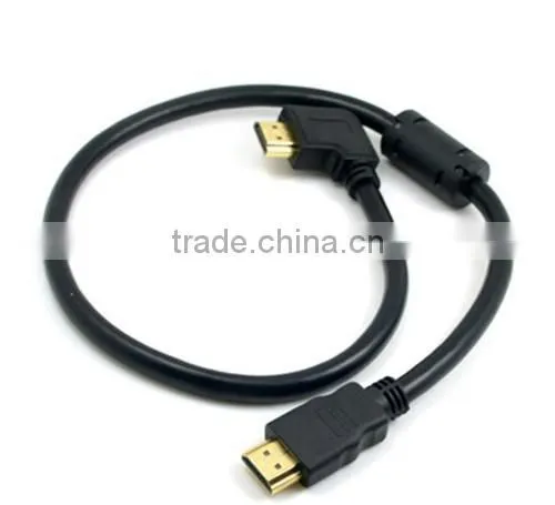 90 Degree HDMIA male to HDMIA male with ferritor cable 24k gold plated