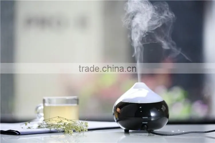 Aromatherapy electric essential oil diffuser with color led lights
