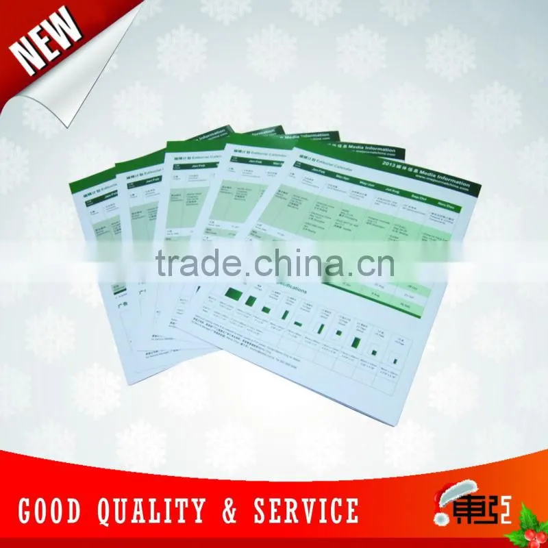 Varnishing A3 size Media Information Flyer Offset Printing Service