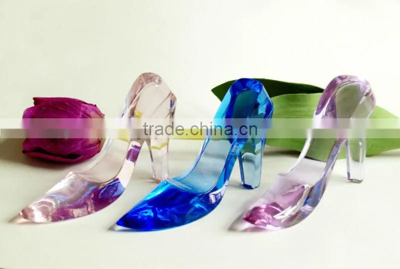 optical crystal glass shoes model(R-1438)