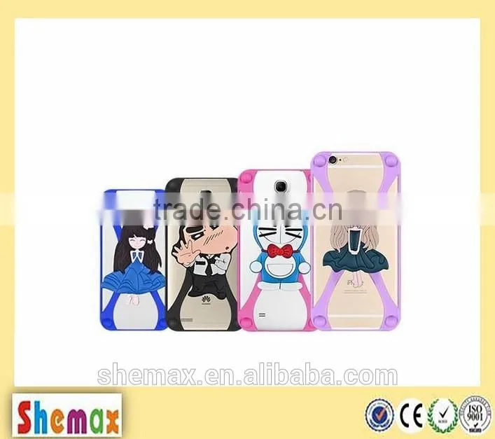 Universal Silicone Bumpers Case Cell Phone Mobile For 3.5-6.0 inch Smart Phone