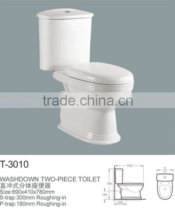 Washdown Floor Mounted Types of Toilet