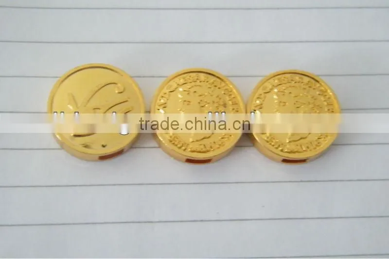 embossed ABS plastic token,plastic souvenior coin