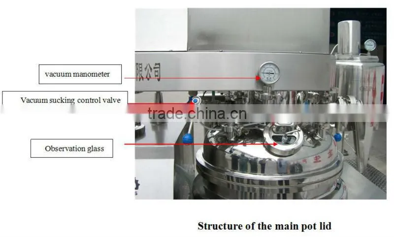 High Quality Tomato Paste Mixing Equipment Vacuum Emulsifying Machine