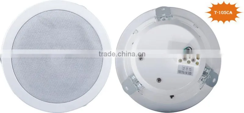 High quality Top sale 6w fireproof ceiling speaker with tweeter