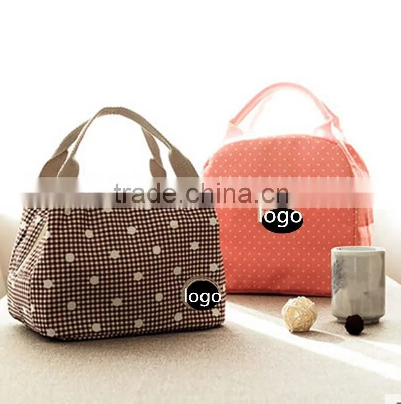 polyester portable lunch bag