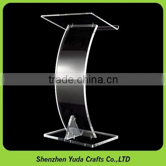 Sleek modern acrylic podium Ideal for seminars or other public speaking events corporate event
