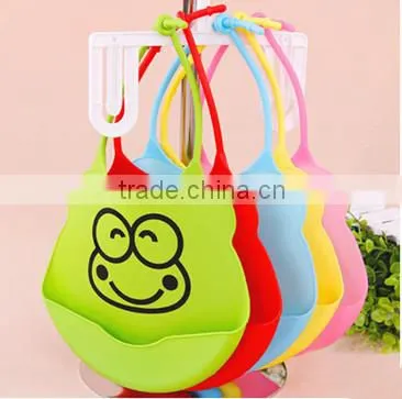 2014 New design Washable baby silicone bibs