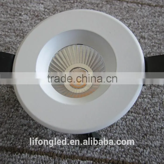 hot selling hotel semi recessed low glare fixed LED downlight
