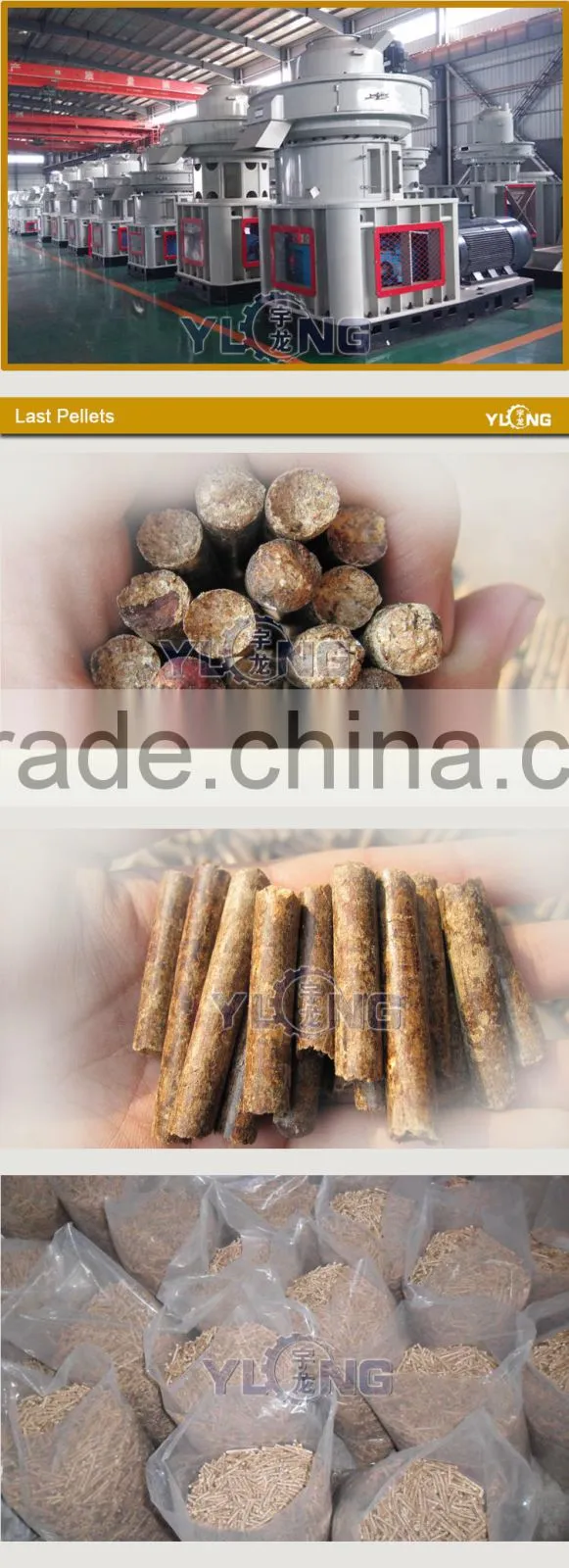 Malaysia wood pellet machine made by Yulong company