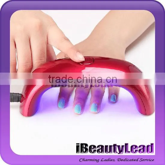 new arrival 6W LED nail lamp protable LED nail dryer with 5 different colors