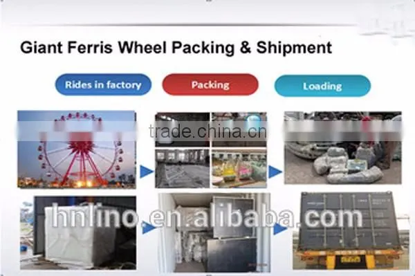 Romantic Best selling entertainment equipment park rides giant ferris wheel manufacturer