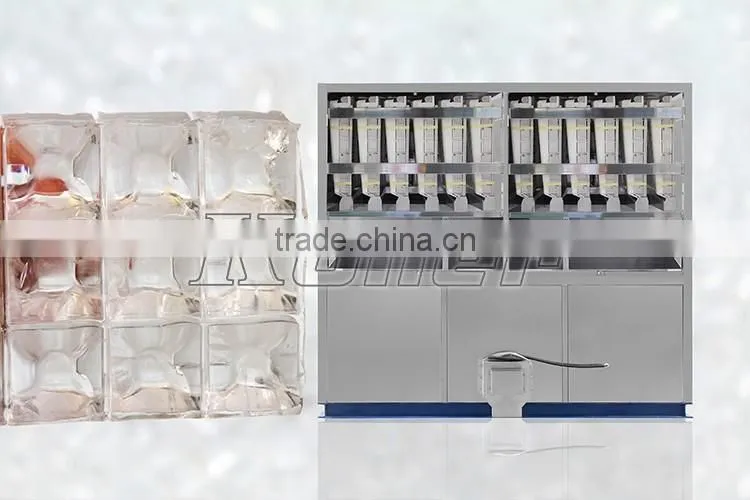 Koller 3 TPD commercial ice cube making machine with PLC controller for bars CV3000