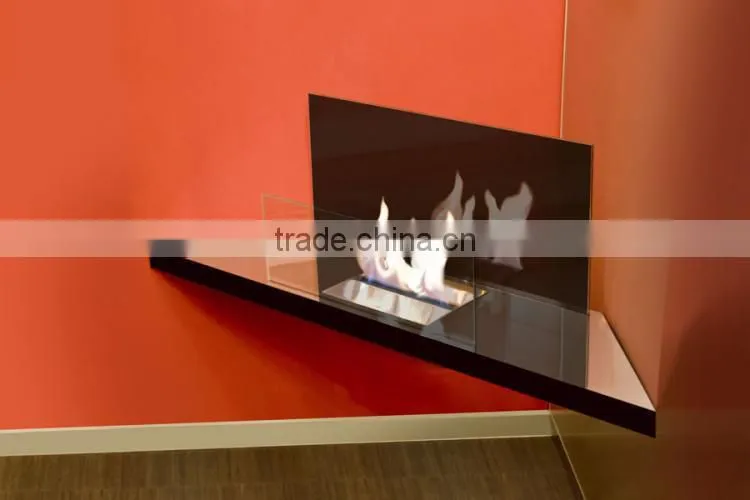 contemporary design,corner installation fireplace bio ethonl for fuel