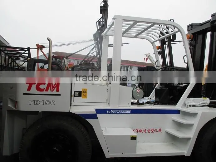 Used TCM forklift 15 ton for sale, FD150, forklift tcm 15 ton