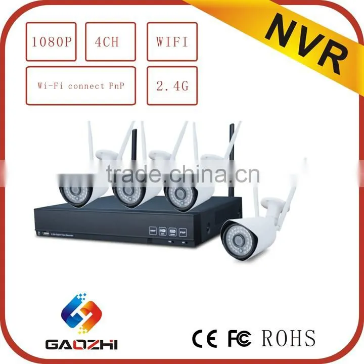 2016 1/3" 1080P CMOS sensor cctv wireless security camera kit