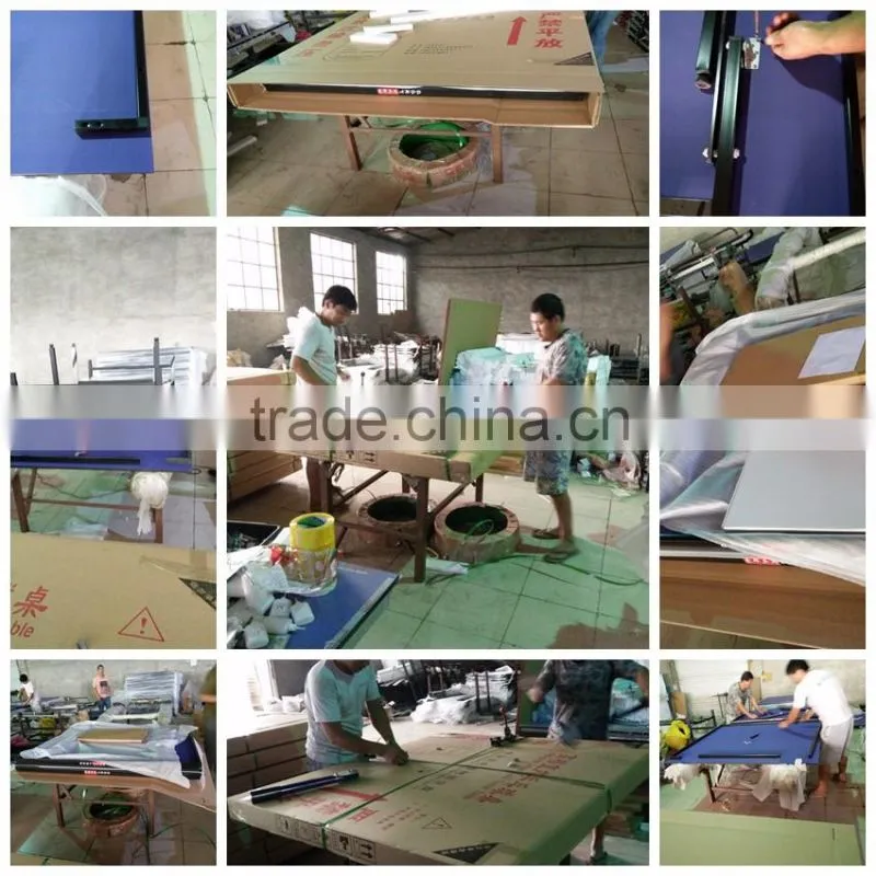Outdoor used 15 mm foldable aluminium tennis table with wheel