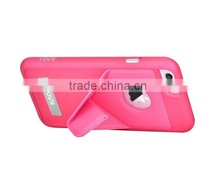 2016 New design wholesale PU Leather PC Case Cover Skin with Stand