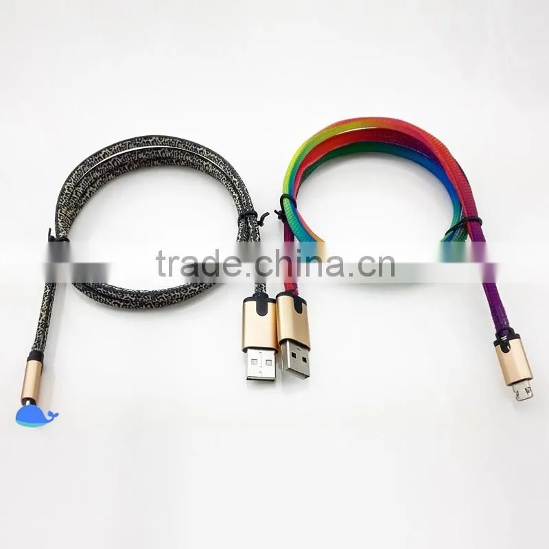 gadgets 2016 shoelace 2 in 1 sparkling LED usb cable for mp3 mp4 player