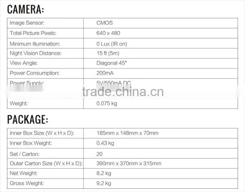 VB603 Baby Monitoring 3.2 Inch 2.4g Infant Babies Monitor Wireless Baby Caretakers Two-Ways Intercom Infrared Night Vision
