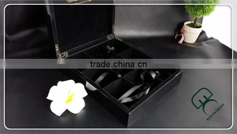 Custom wooden packing box wooden box with divider