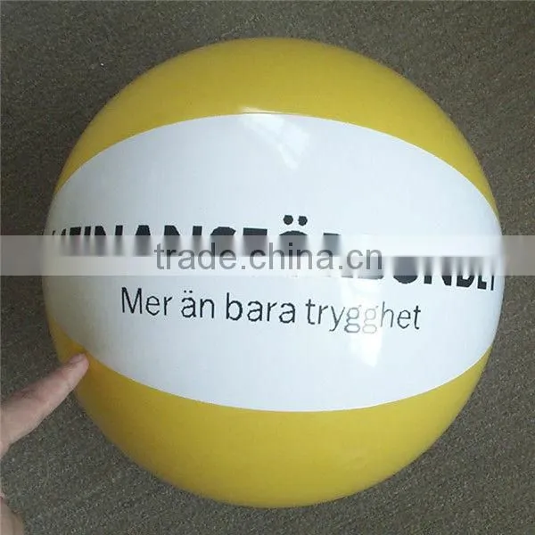 Red &white beach ball