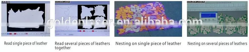 flat bed CO2 laser for genuine leather cutting