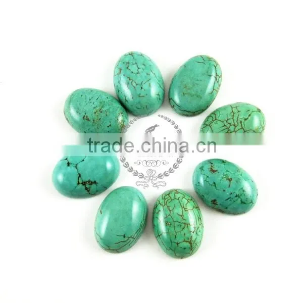 13x18mm oval blue turquoise cabochon beads,gemstone pendant cabochon stone beads set for earrings,rings,necklace 4120026