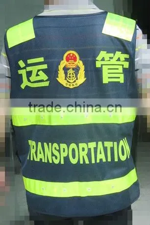 LED reflective vest, led jackets, safety vests
