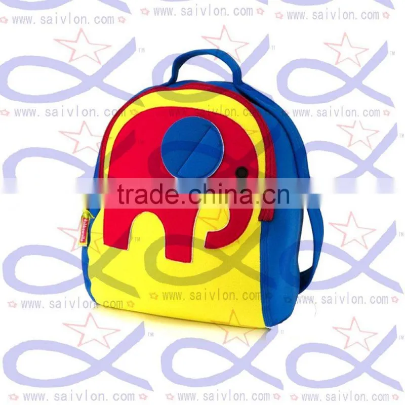 Promotional neoprene lunch cooler bag / backpack for kids
