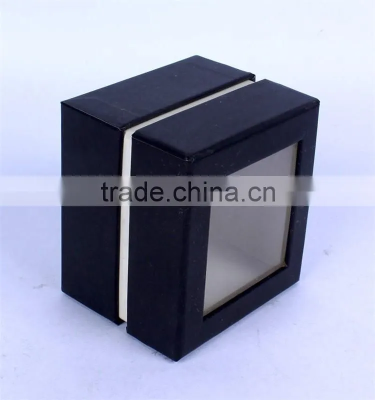 wholesale black paper packaging box mockup