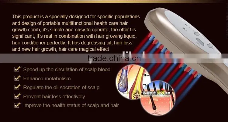 pro electronic Hair Comb message Brush and comb sets