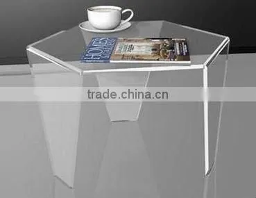 clear acrylic computer desk