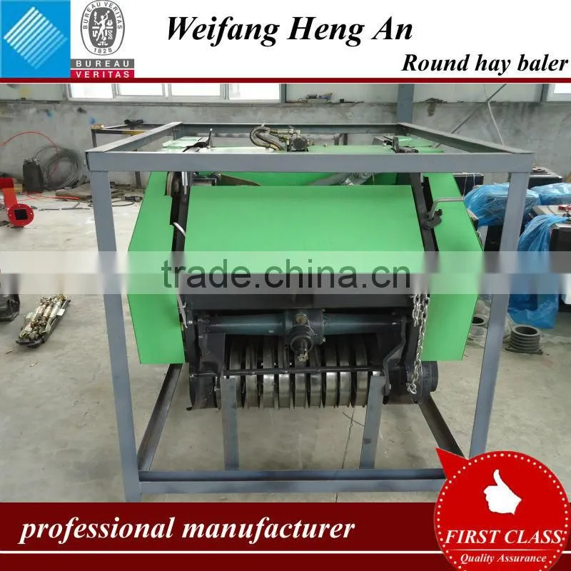 mini round hay baler for rice&wheat