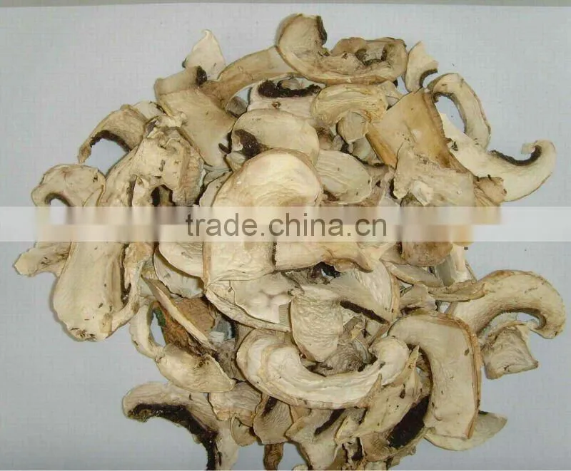 Dehydrated mushroom slice flakes
