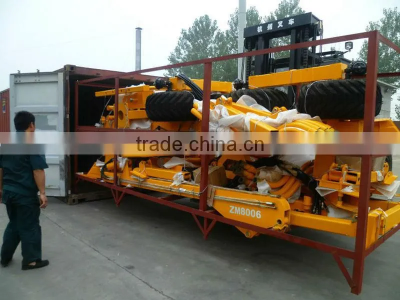 Log Trailer with Crane