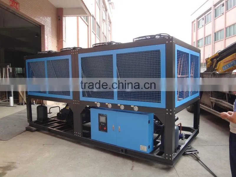 Air Cooled Water Chiller With Screw Compressor For Air Conditioning Central Cooling