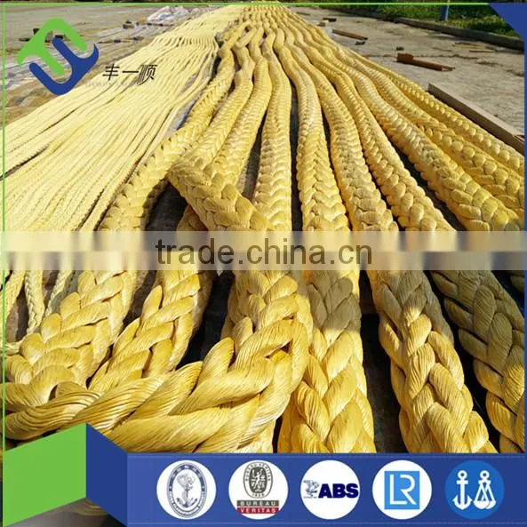 12-strand 56mm ultra-high molecular-weight polyethylene rope UHMWPE rope for towage and salvage