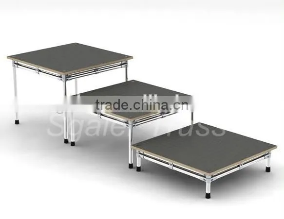 2017 sgaier modular stage square legs 0.6-1m concert stage