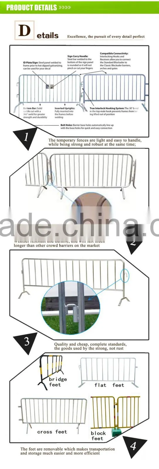 Customized Galvanized Metal Driveway Chain Barrier Wholesale