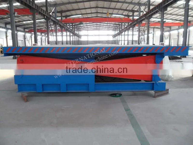 Customized Hydraulic Stationary Scissor Lift Platform For Warehouse Working