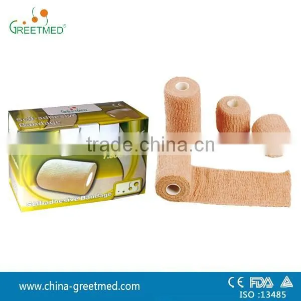 100% cotton medical self adhesive elastic bandage