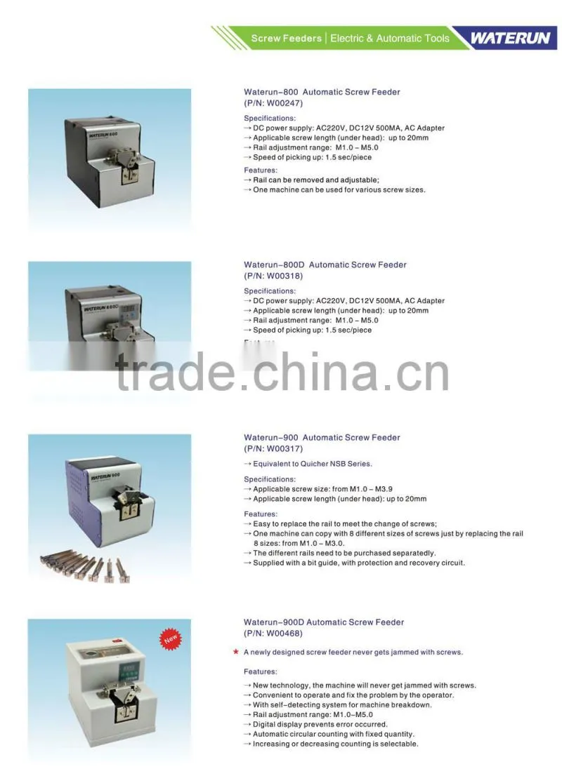 automatic screw feeder machine supplier