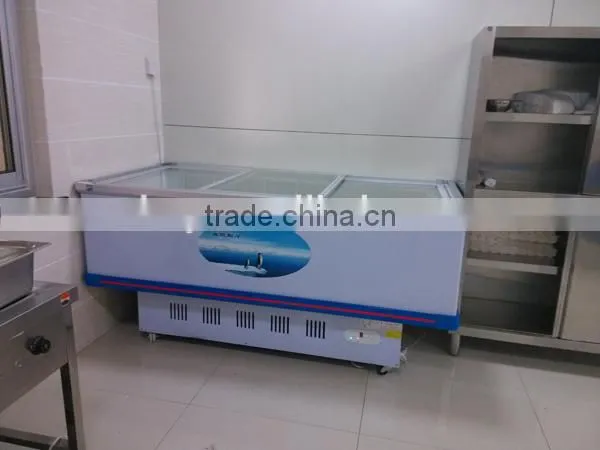 Hot sale supermarket deep freezer price / chest freezer