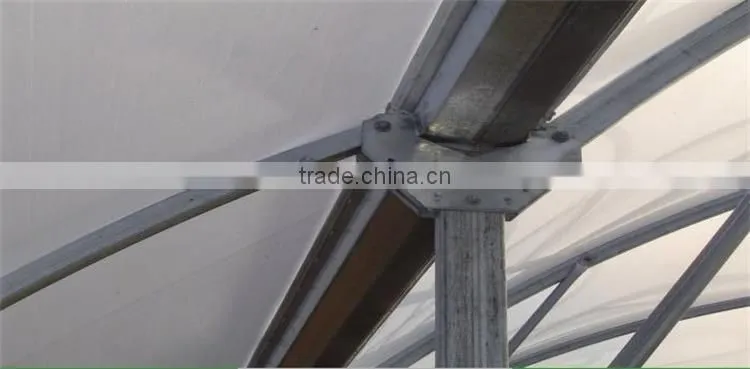 Factory Price Galvanized steel frame agricultural plastic green house