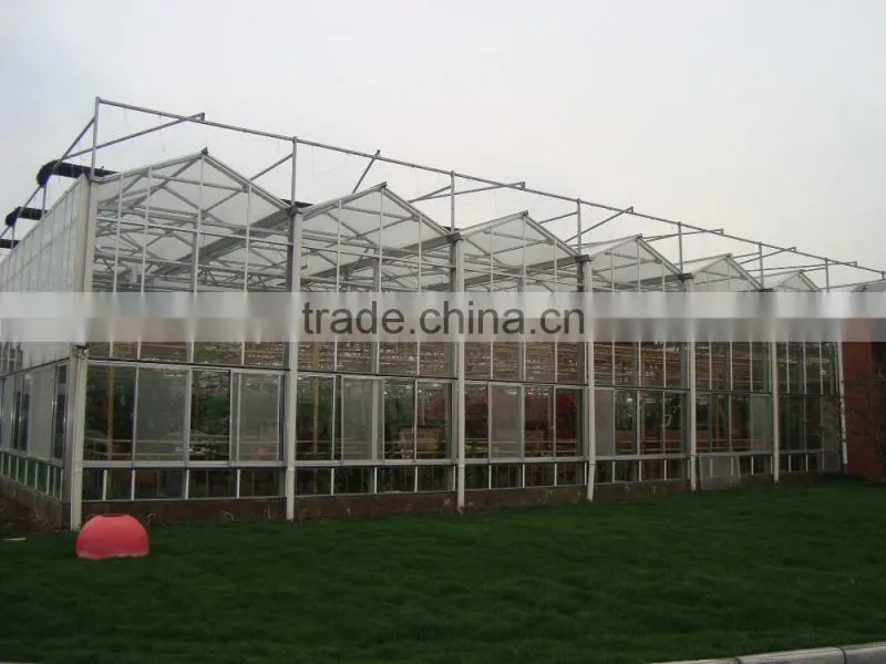 External blinds glass fiber reinforced plastic greenhouse structure