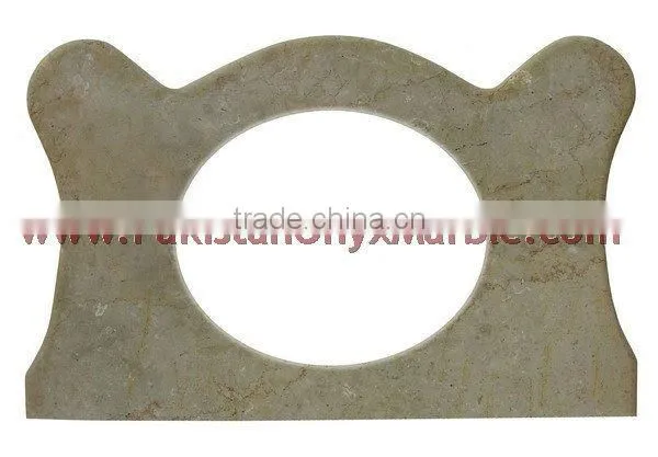 Modern Design Indus Gold Marble Vanity Tops