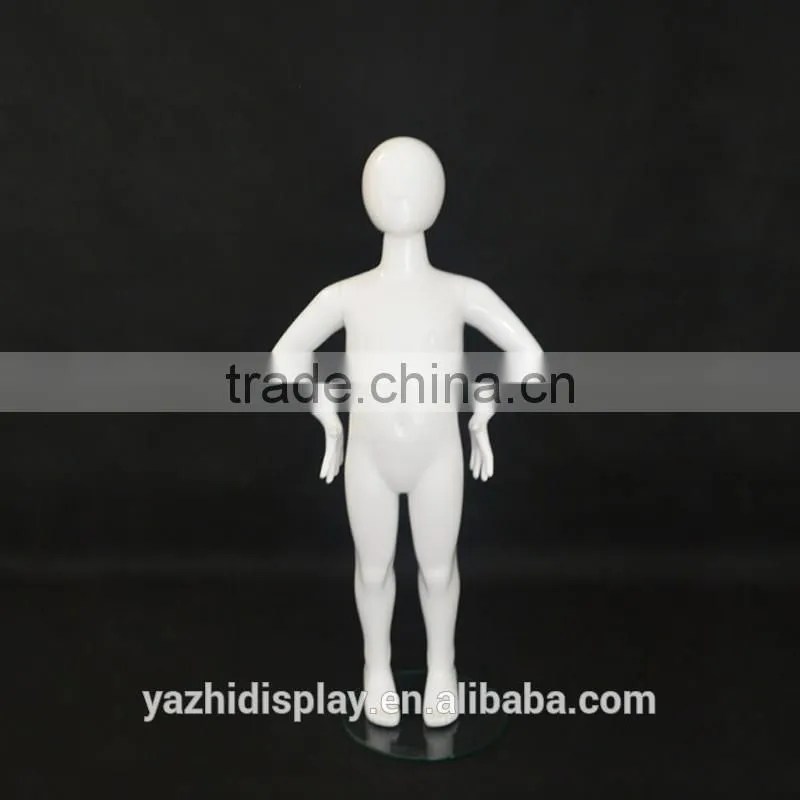 new design cute 6-8 year old child mannequin for window display