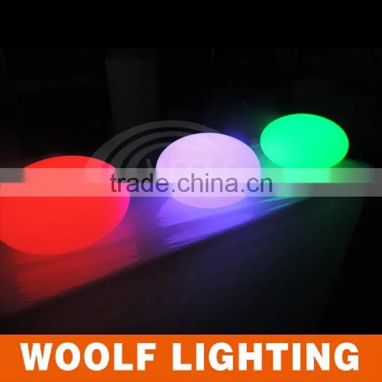Outdoor Waterproof Floating Color LED Oval Light