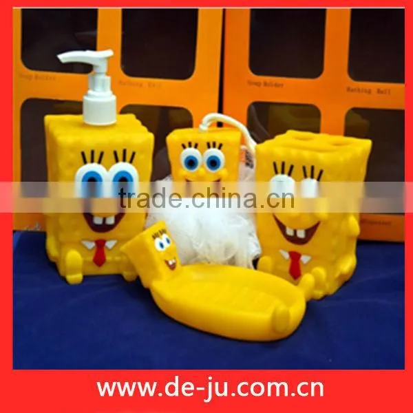 Lovely Cartoon Set Bathroom Accessories Series